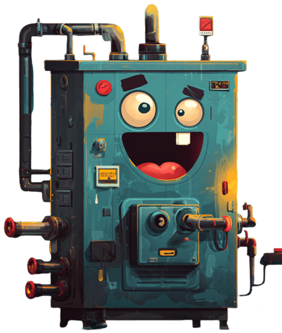 Professional boiler installation